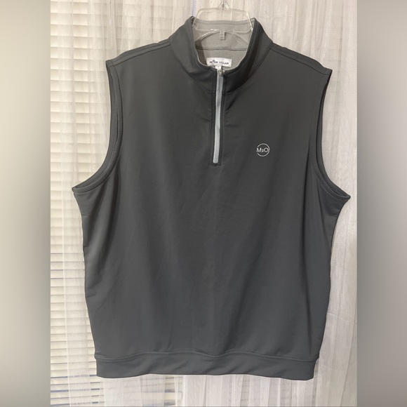 Peter Millar Vest Crown Sport Active Apollo Reflect. Large  Gray D11 - Picture 1 of 12